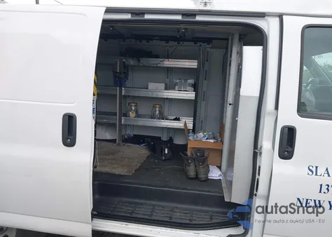 2023 GMC Savana Cargo Rwd 2500 Regular Wheelbase Work Van из США, поврежденный, VIN 1GTW7AFP6P1225320